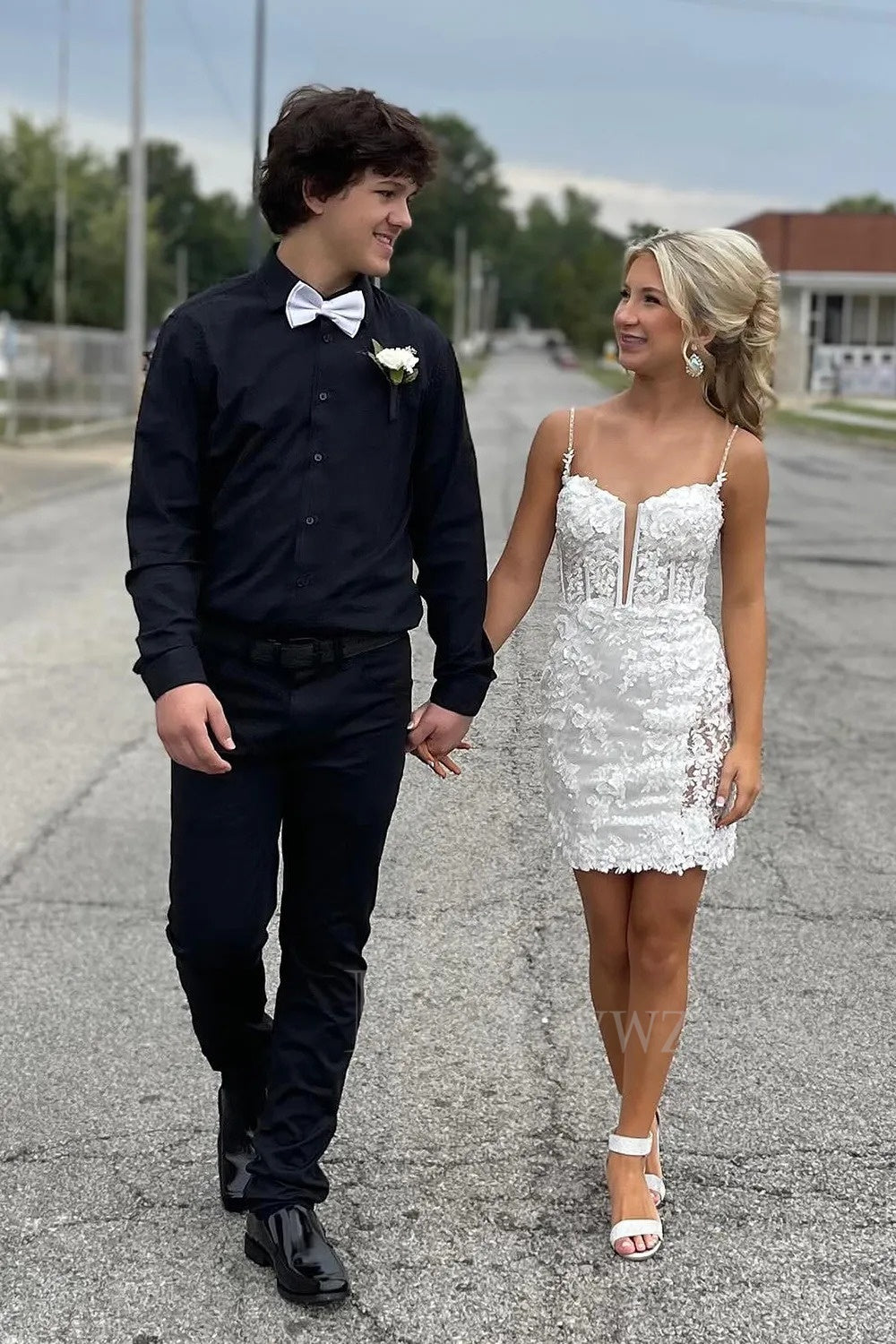 Sparkly Purple Sequin Lace-Up Tight Short Homecoming/Cocktail Dress LF321