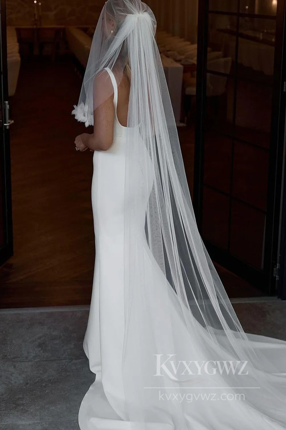 Elegant Satin Mermaid Wedding Dress Perfect Modern Bridal Gown HS515
